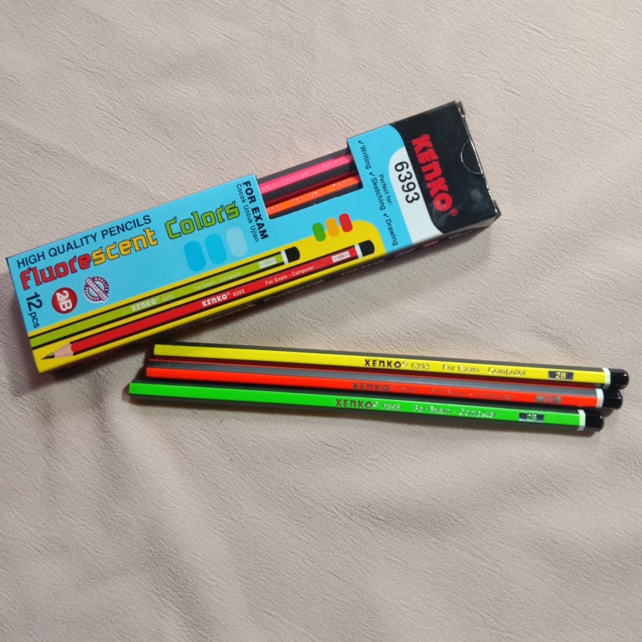 

Pensil 2B | Pensil Kenko 6393 | Pensil Tulis | Pensil Gambar Mewarnai