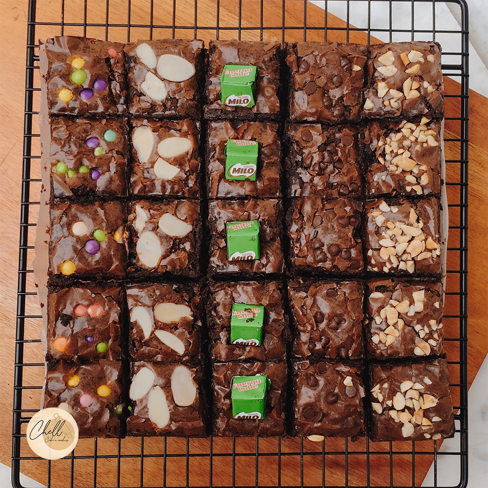 

Brownies Panggang Fudgy 20x20 PREMIUM Wisman Homemade | Hampers