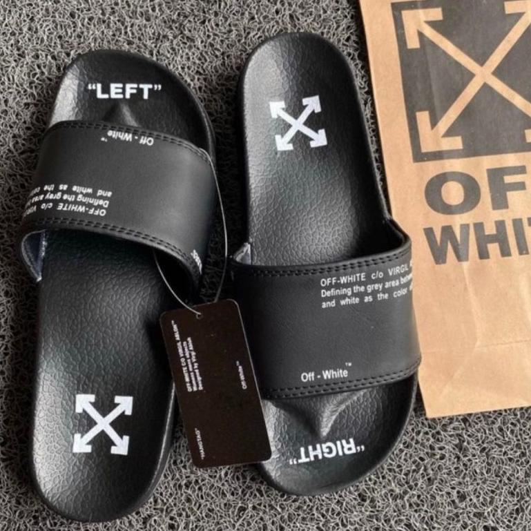 [KODE BARANG X4789C] Sandal Off-WHITE Virgil Abloh Grade Ori, Sandal KAWS Supreme Sesame Street, san