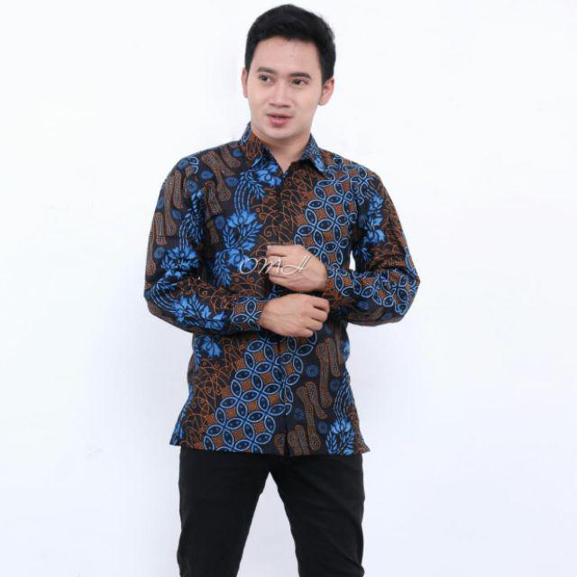 Maura Couple - Sania Ruffle Batik Couple Ori Ndoro Jowi DNT Garansi Termurah Shopee-KEMEJA Seno biru