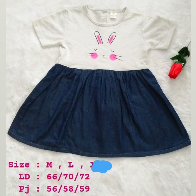 Dress baju anak little m Brand MATAHARI Original