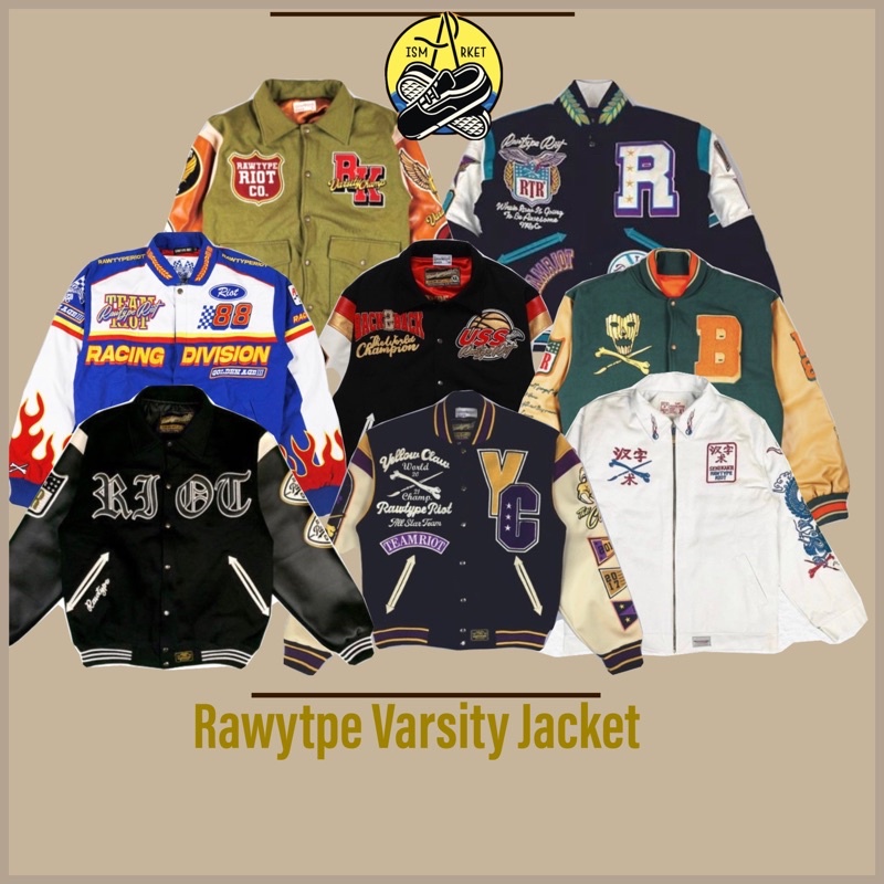 (Original) Varsity Rawtype Riot x Yellow Claw | uss b2b |Tomcat 3 |Seni kanji |Golden age 3| Bravo |