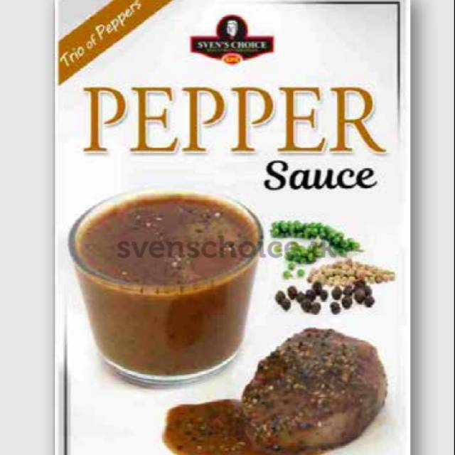 

Pepper Sauce Saus saos lada hitam Sven's Choice