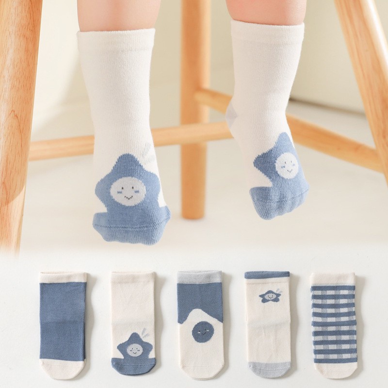 [5 PSG] 0-3 thn | KAOS KAKI BAYI ANAK IMPOR SOCKS LUCU KARAKTER KARTUN UNISEX Catalog QN QAS