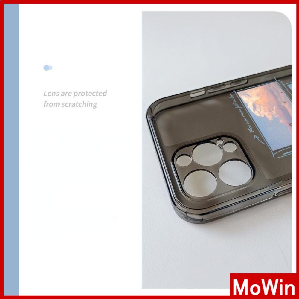 Casing Silikon iPhone 13 Pro Max 12 Pro Max 11 7 + Shockproof Motif Langit Biru Awan Putih