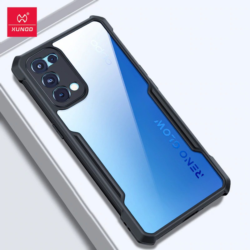 PROMO Case OPPO Reno 5 Shockproof Casing Transparan Clear Pelindung HP Hardcase