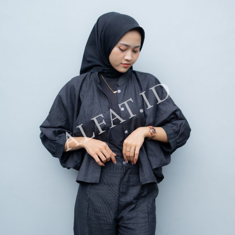 IFA BATWING POLOS / BLOUS OUTER KEMEJA // BATWING POLOS OVERSIZE