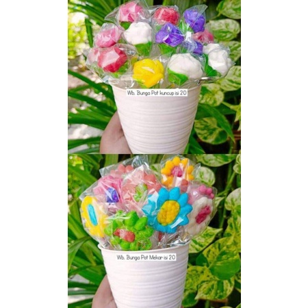 

PERMEN BUNGA POT ISI 20