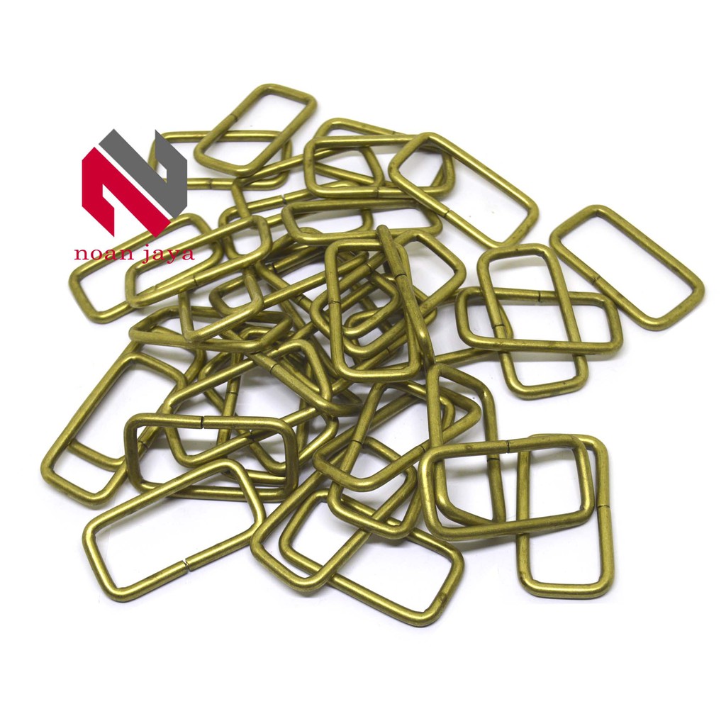 

RING KOTAK TAS UKURAN 3.8 CM PER 1 PCS WARNA ANTIKGOLD RK 38 ATG