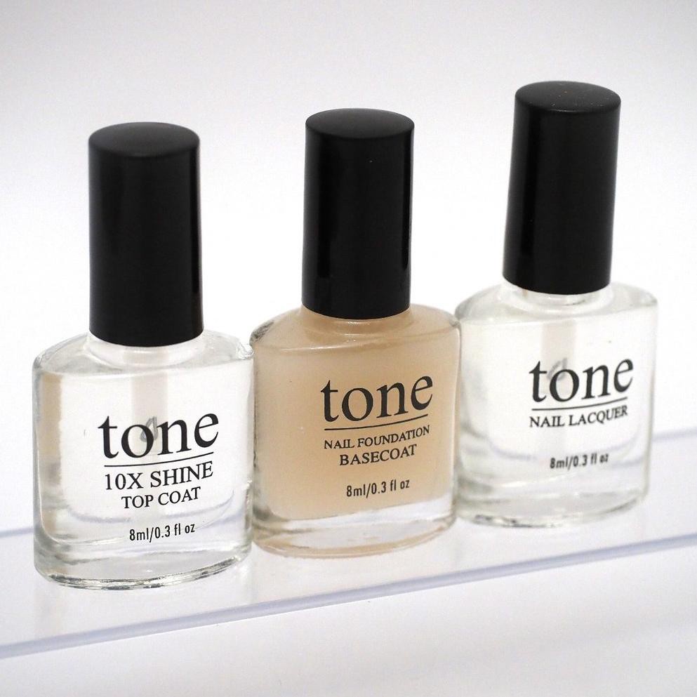 Tone nail polish kutek kuku halal base coat top coat clear coat