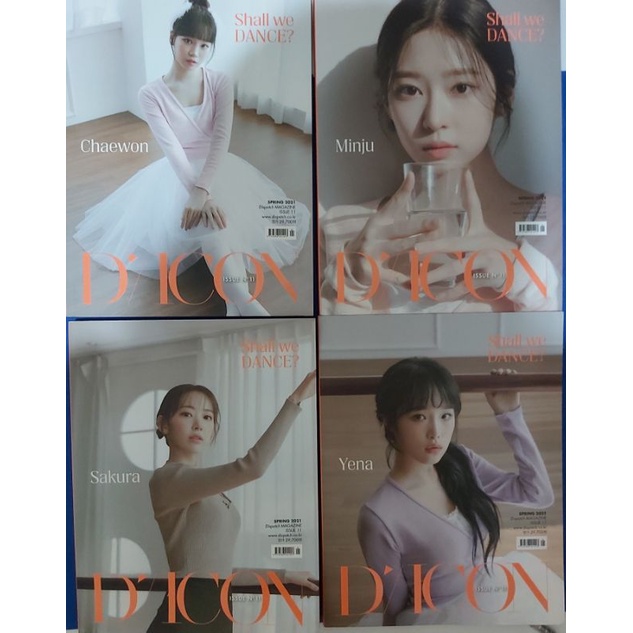 [Ready Stock] Magazine Only - D'ICON Member Ver. Chaewon Minju Sakura Yena IZ*ONE #IZONE #DICON