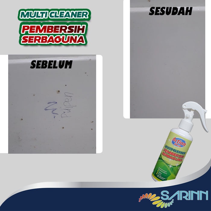Pembersih Noda Pulpen Tinta Bekas Lem Lakban Serbaguna Action Klean Multi Cleaner