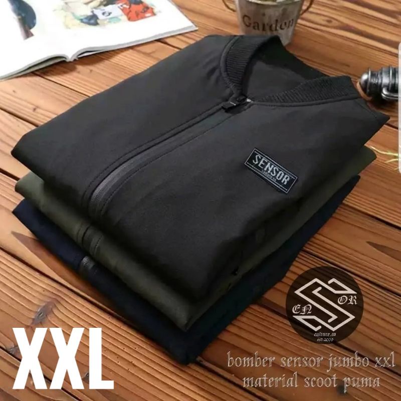 Jaket Bomber Jumbo XXL Kekinian Cowok/Pria Sensor Elegan Bagus Berkualitas Premium Quality