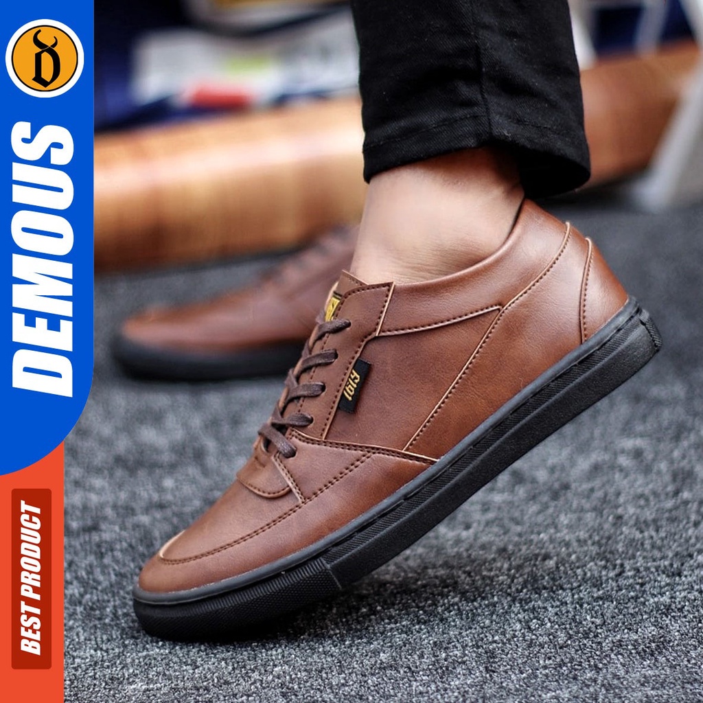 DEMOUS Beris - Sepatu Pantofel Pria Formal