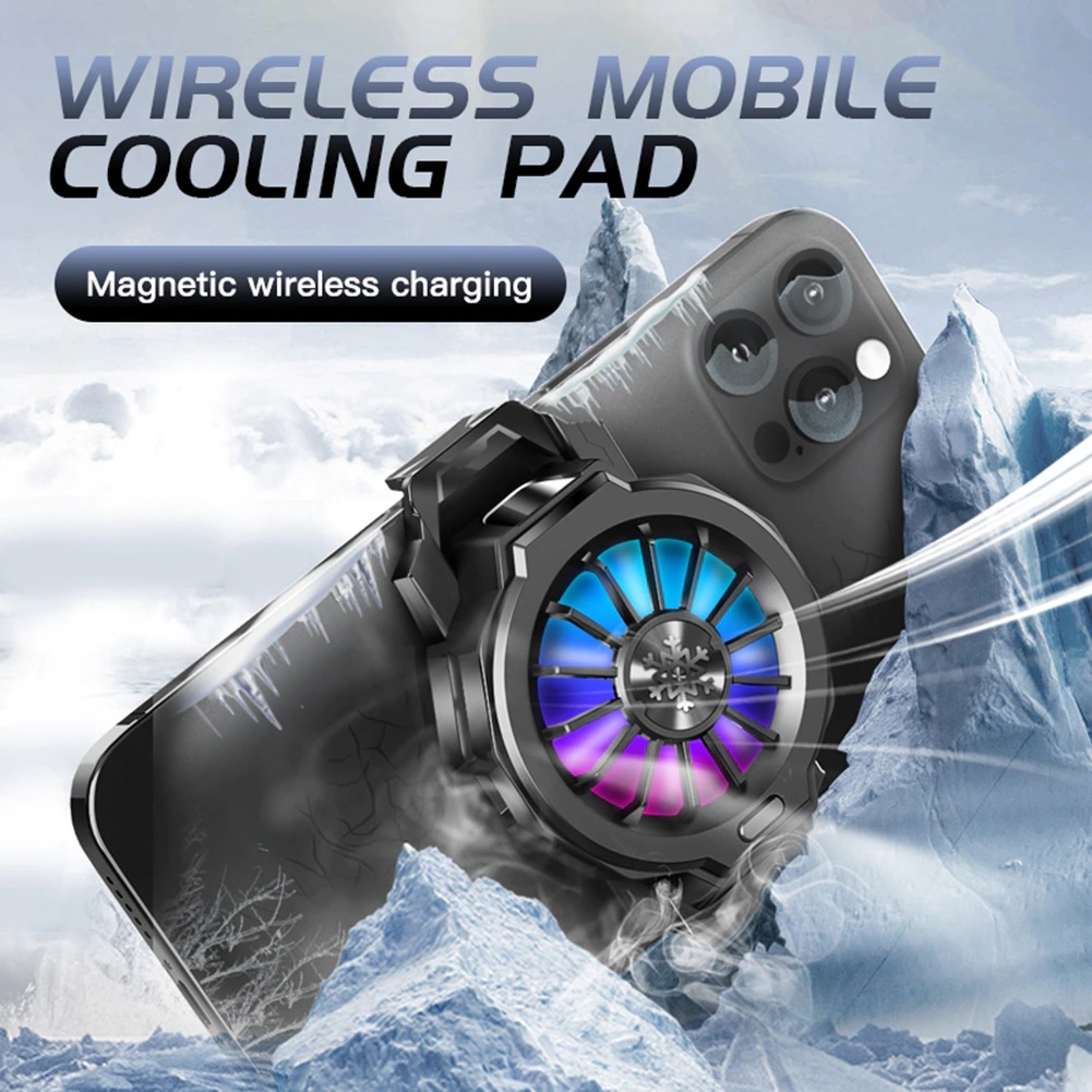 REMAX LZ-F10 Mobile Cooling Pad with Magnetic Wireless Charging