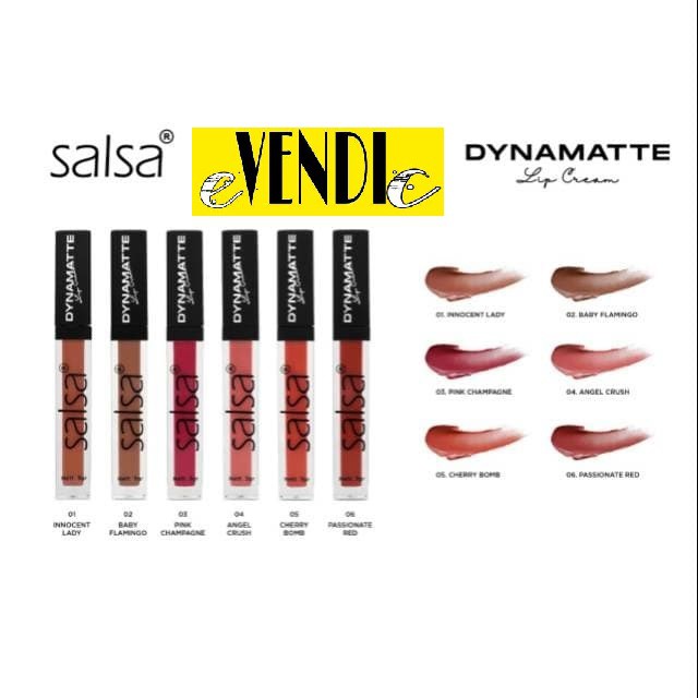 LIPSTIK SALSA LIP CREAM DYNAMATTE