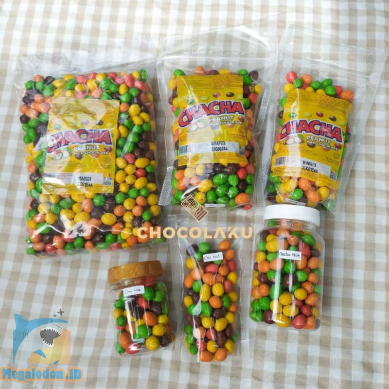 

Chocolate ChaCha Peanut isi kacang 1kilo / Coklat Kacang Repack