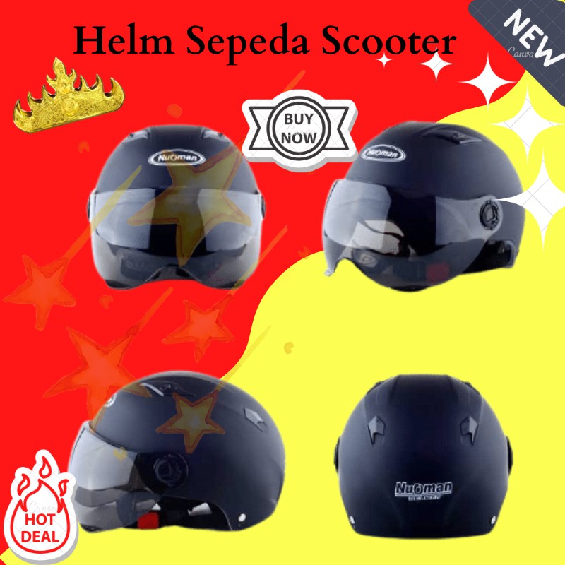 Helm Sepeda Dewasa Anak Pria Wanita Scooter Skuter Listrik Motor Elektrik Lipat Mtb Rb