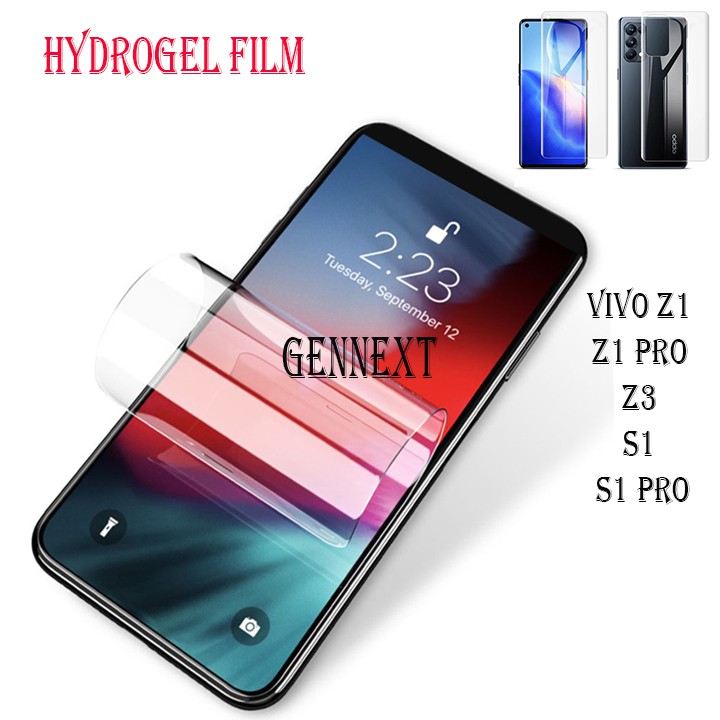 Gennext  Hydrogel Vivo Z1 Z1pro Z3 S1 S1pro T1 T1pro ProO 2018 5g  Anti Gores Jelly Full Screen Protector Shock