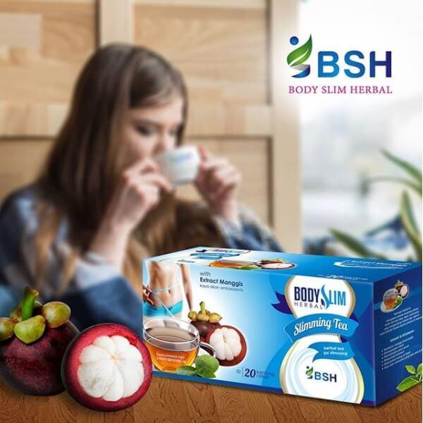 BSH Slimming Tea Teh Diet Pelangsing Badan Herbal Teh Penurun Berat Badan Ampuh Teh Detox Slim Tea Original BPOM