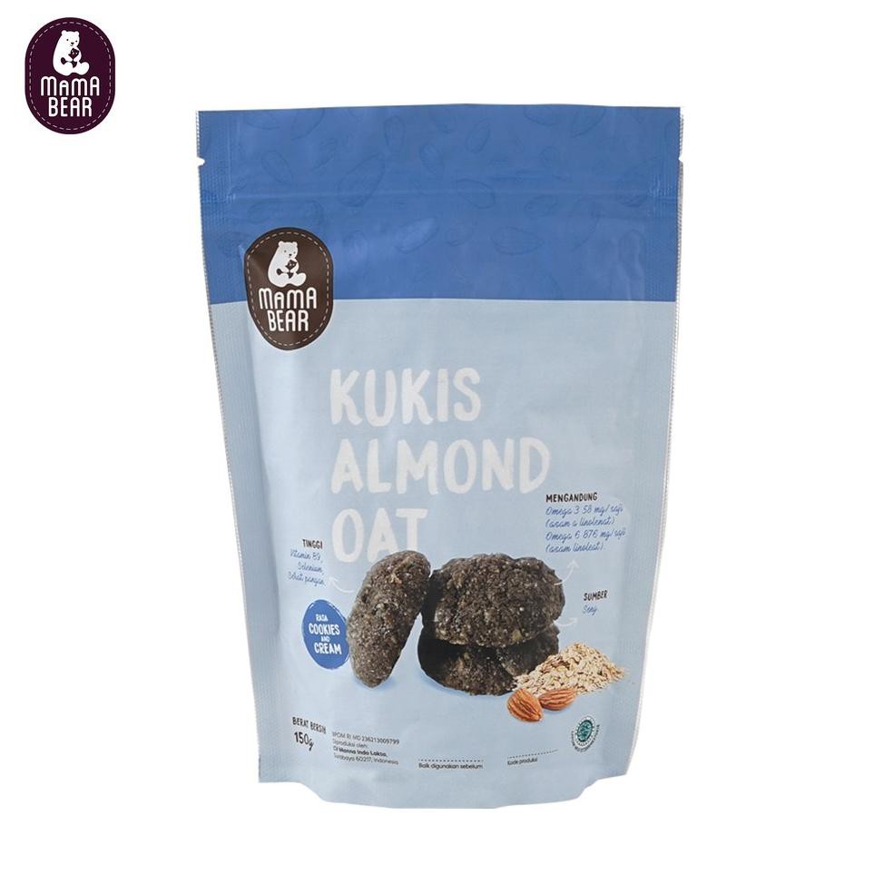 

Produuk andalan MamaBear Kukis Almond Oat rasa Cookies & Cream Y42Y06