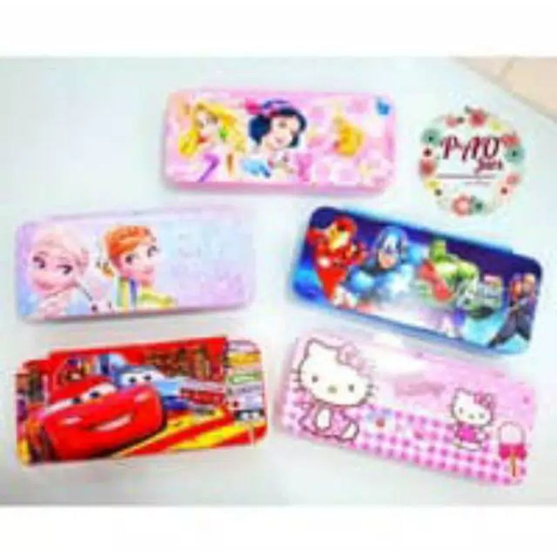 

Kotak pensil marvel avengers dan spiderman stainless