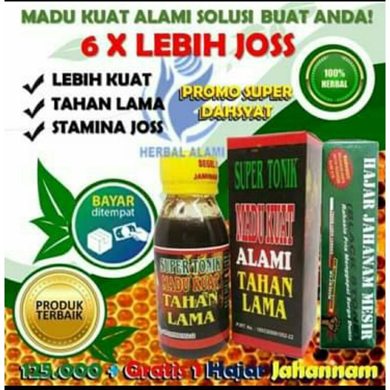 MADU TONIK ALAMI KUAT LAMA - COD