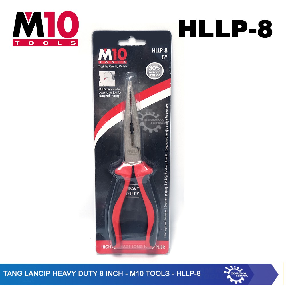 HLLP-8 - Tang Lancip Heavy Duty 8 Inch - M10 Tools