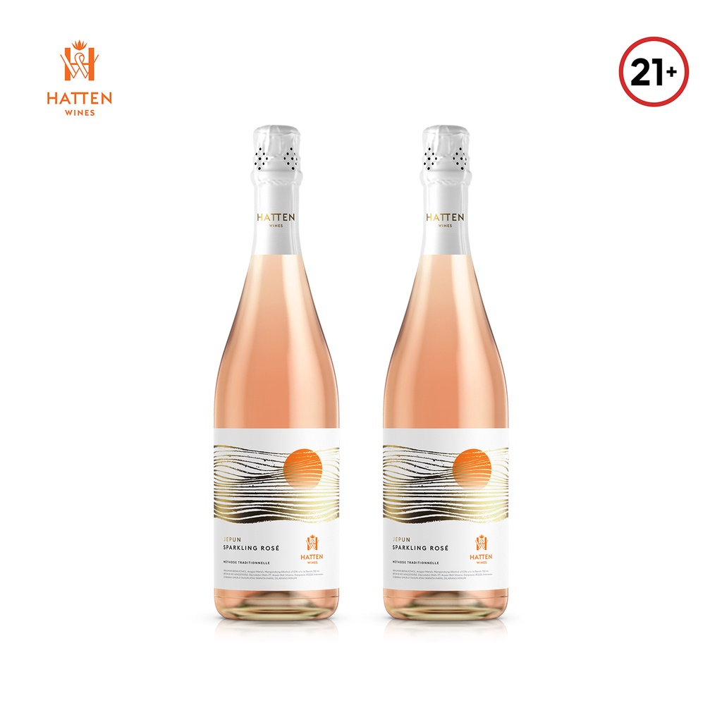 Hatten Wines JEPUN SPARKLING ROSE, Sparkling Wine, 750ml, Pack 2