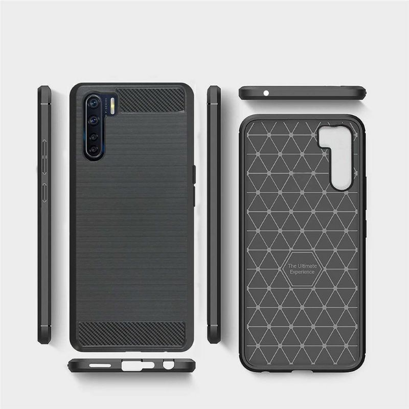 Case OPPO A91/F15 ipaky slim carbon