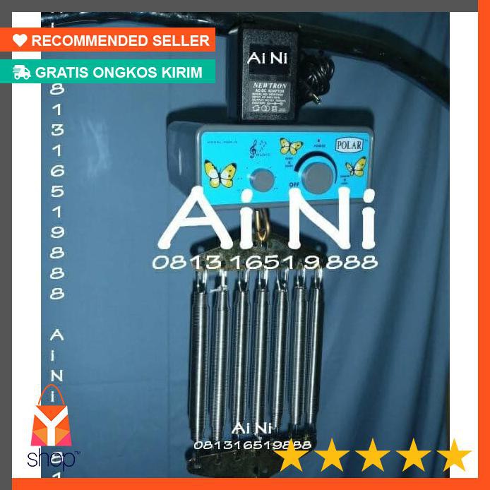 HOT PRODUK  Ayunan Bayi Elektrik / Ayunan Bayi Otomatis / Ayunan Bayi Listrik Merk POLAR Type MUSIK
