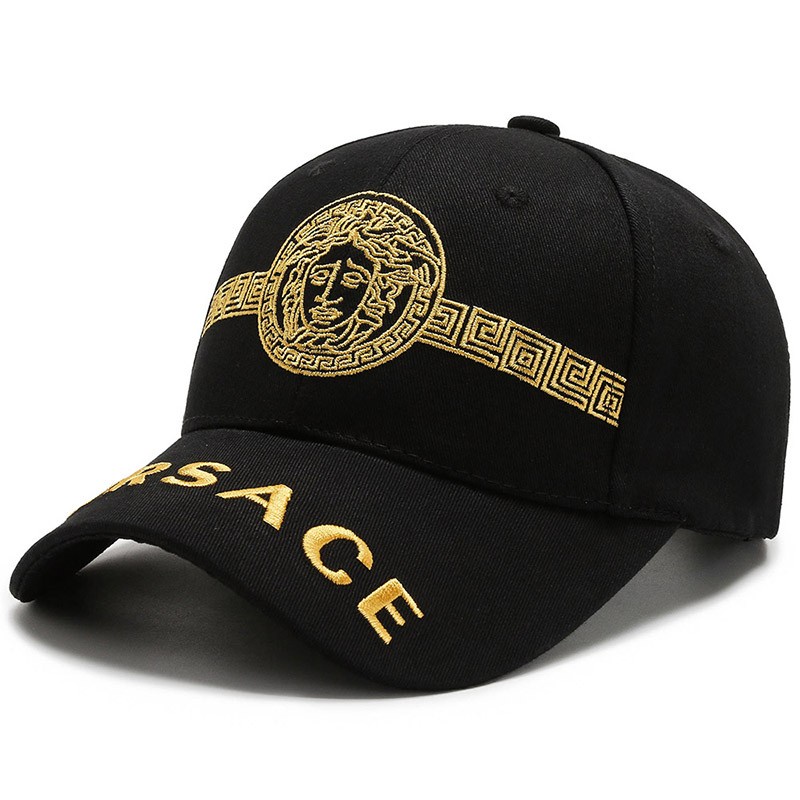 VERSACE Bordir Hat Topi Baseball Unisex Cap Distro Korea Branded Trucker Premium Jaring Import Keren