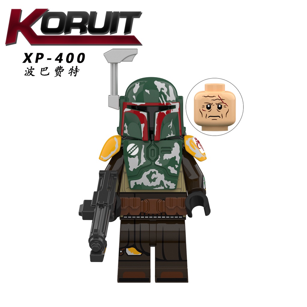 Fennec Shand Boba Fett Minifigures Star Wars Bounty Hunters Palpatine Muff Gideon Bad BatchOmega Mainan Angka Mini