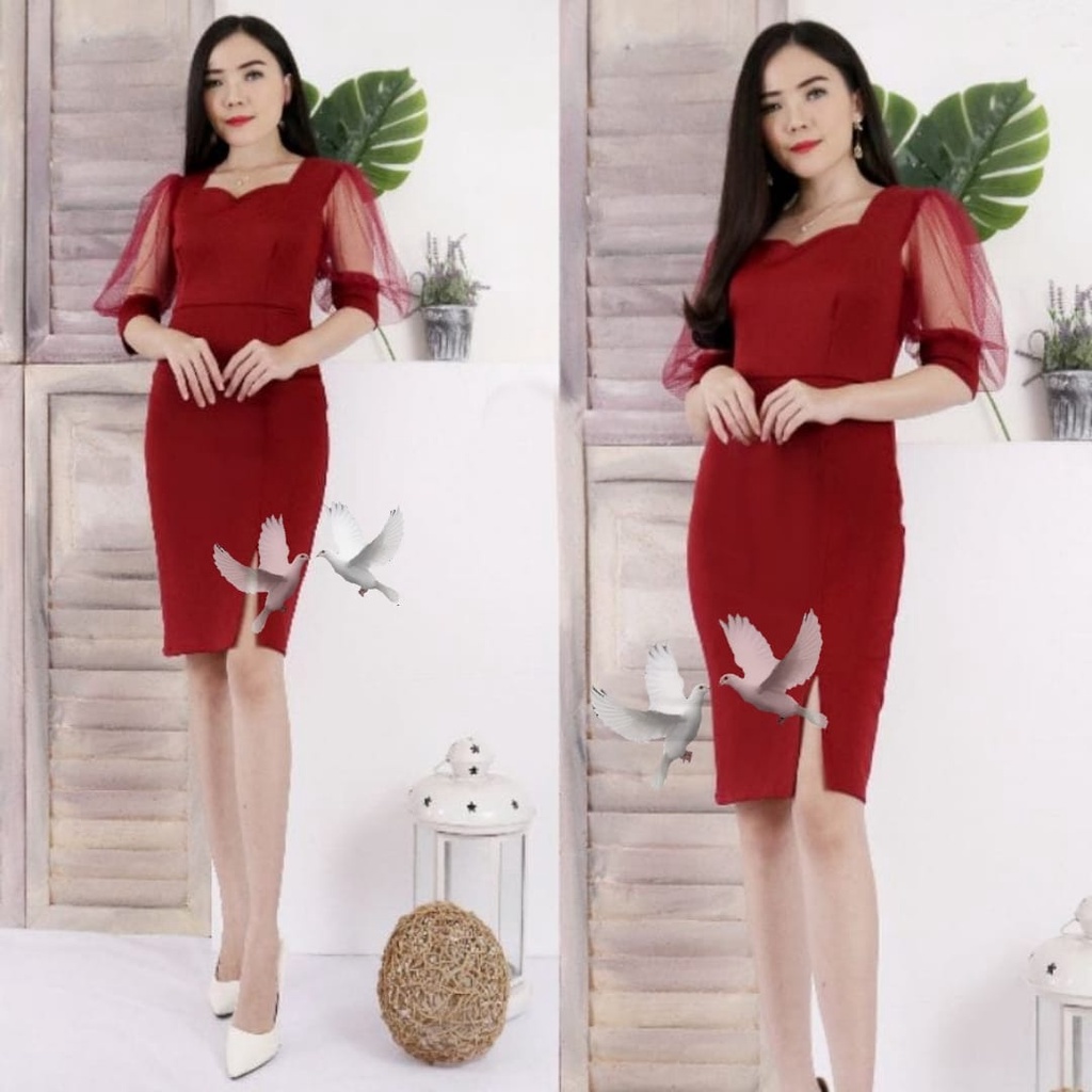 Toply shop Dres scuba micha  Dres pesta