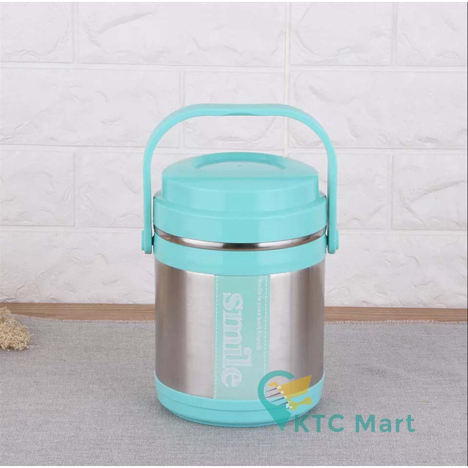 KTCmart - Rantang Tunggal 1,9L/ Rantang Makanan Stainless Steel/ Bekal