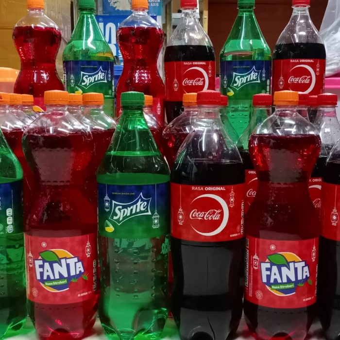 

Coca Cola, Fanta Strawberry, Sprite Soft Drink Pet 1500ml