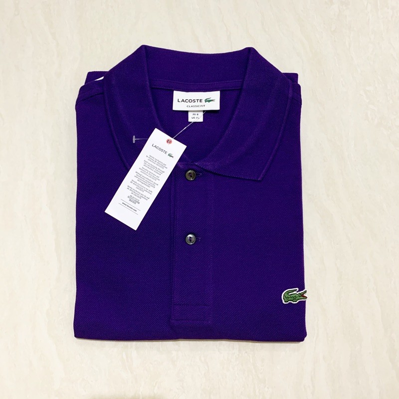 Lacoste Polo Shirt Purple Authentic
