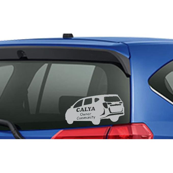 Diskon Stiker Calya Owner Community Toyota Mobil Body Kaca Belakang Sticker Terbaru