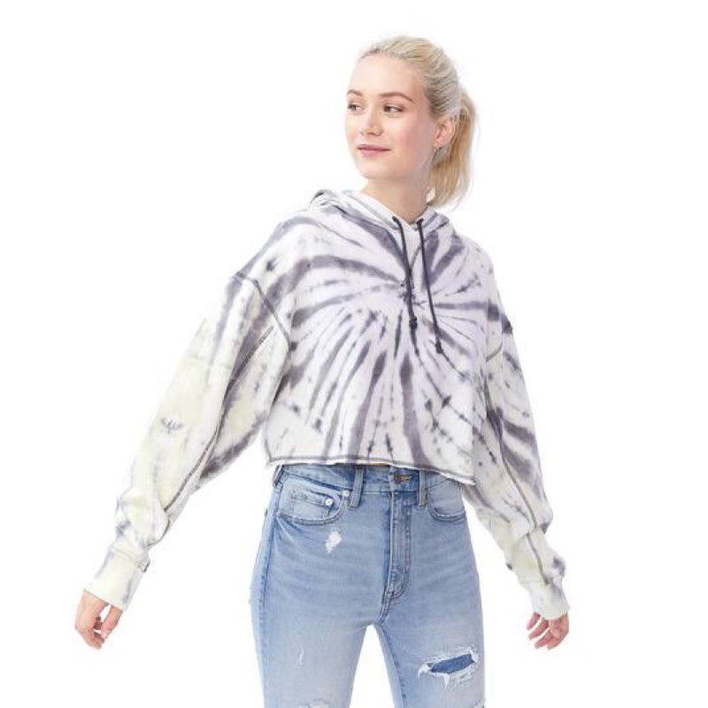 AEROPOSTALE Cropped TIE DYE HOODIE WANITA