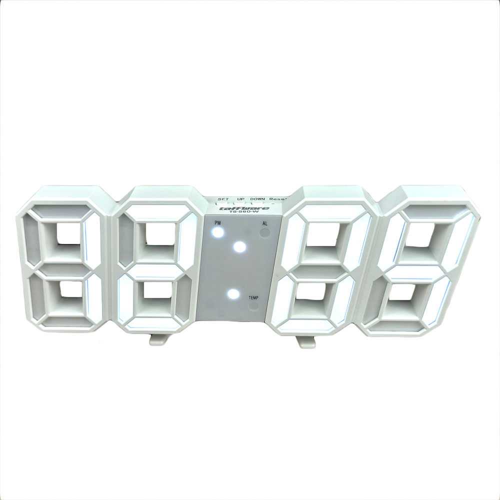 Taffware W&amp;G Jam Meja LED Digital Clock - TS-S60-W