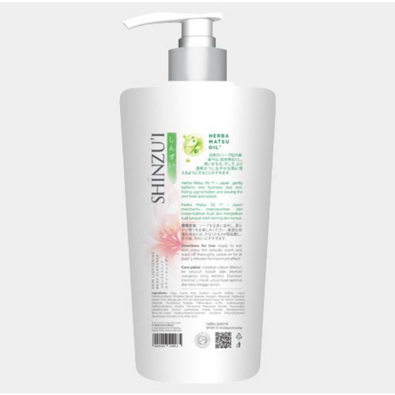 `ღ´ PHINKL `ღ´ SHINZUI Body Cleanser Pump 500ml pembersih kulit badan sabun refill isi ulang