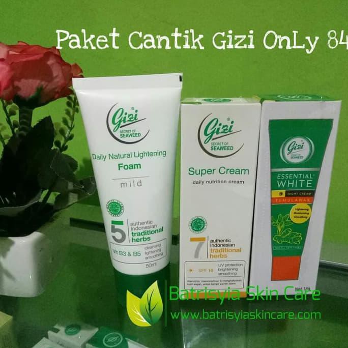 Terjamin Aman Paket Gizi Super Cream Paket Kecantikan Wajah Shopee Indonesia