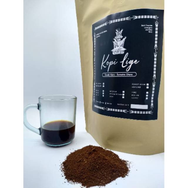 

1 Kg Kopi Lige ground coffee ( bubuk ) SM