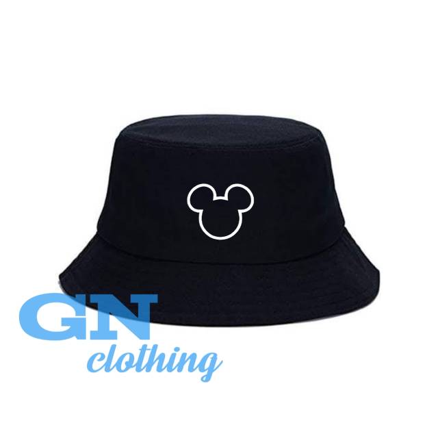 Topi bucket Mickey mouse logo spesial edition