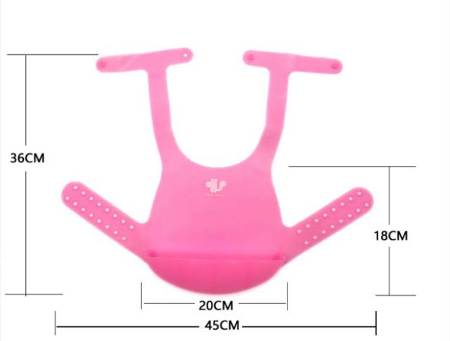 UNNISO - Slabber Makan Bayi Bib Silicone/ Celemek Makan Bayi