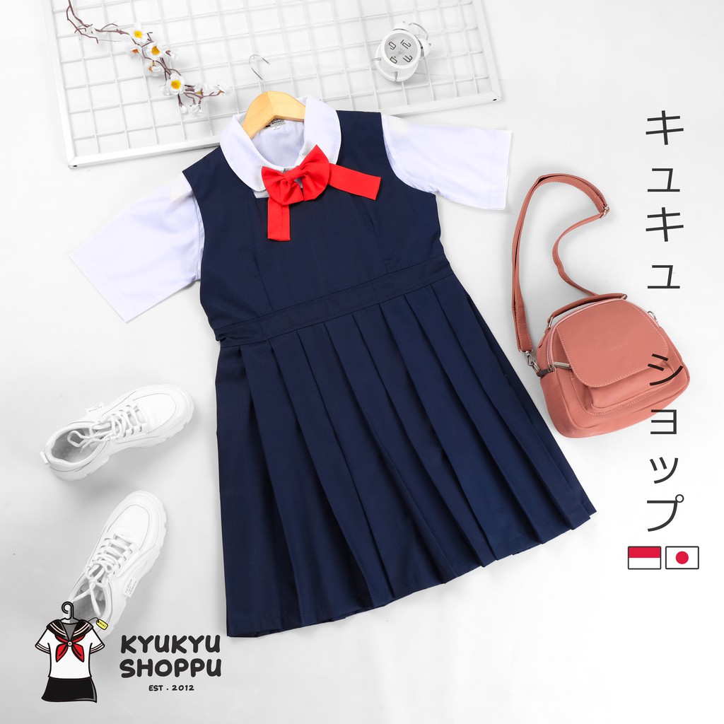 Inner dan Outer Seifuku dress By KYUKYU (Ky034) High Quality REAL PIC-Japan Korean uniform cosplay