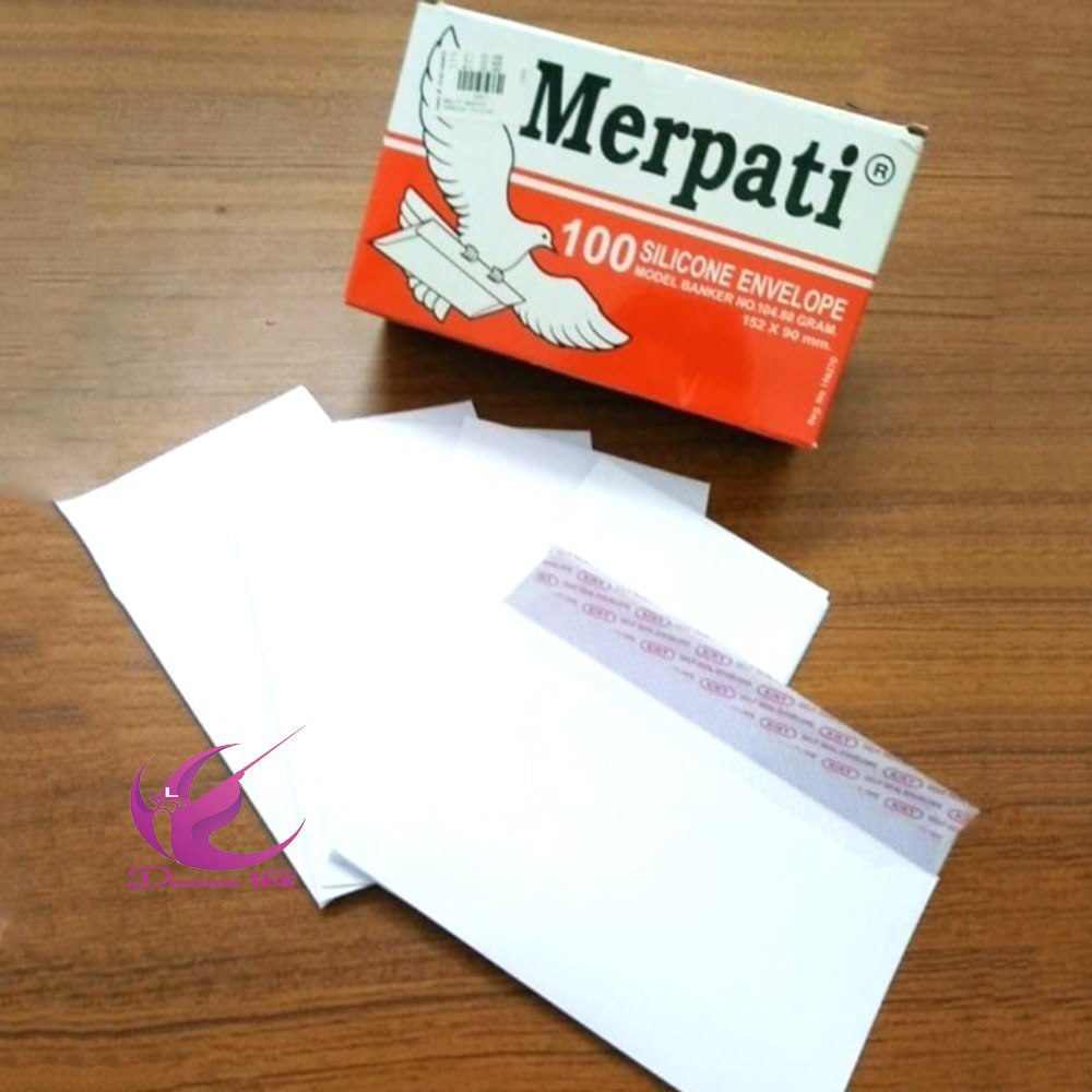 

Amplop Merpati Silicone Tanggung No. 104 152 x 90 mm Polos 80gsm