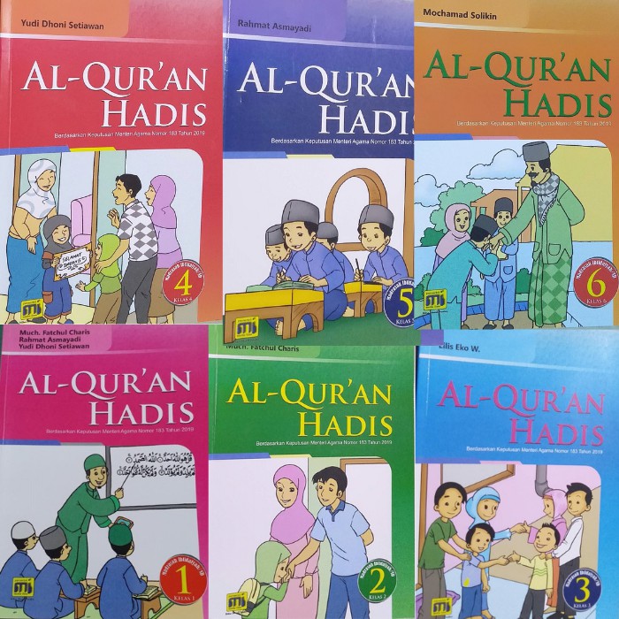 Jual BUKU PAKET AL-QUR'AN HADISH KELAS 1, 2, 3, 4, 5, 6 SEKOLAH DASAR ...