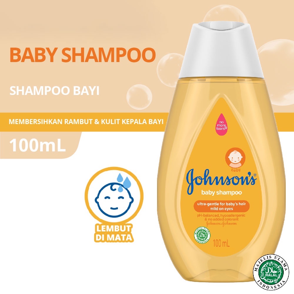 JOHNSON'S Gold Baby Shampoo - Shampo Bayi 100ml