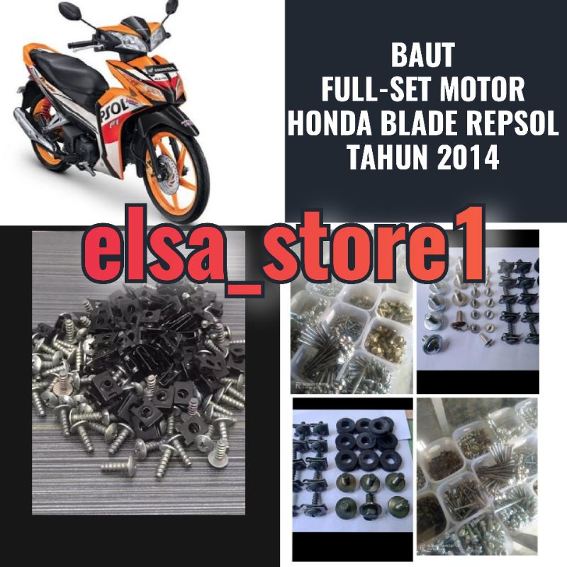 Baut baud skrup Full body honda blade repsol 2014